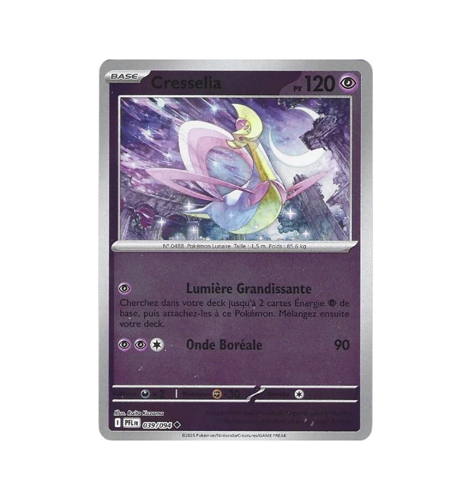 Cresselia 039/094 Reverse PFL Flammes Fantasmagoriques