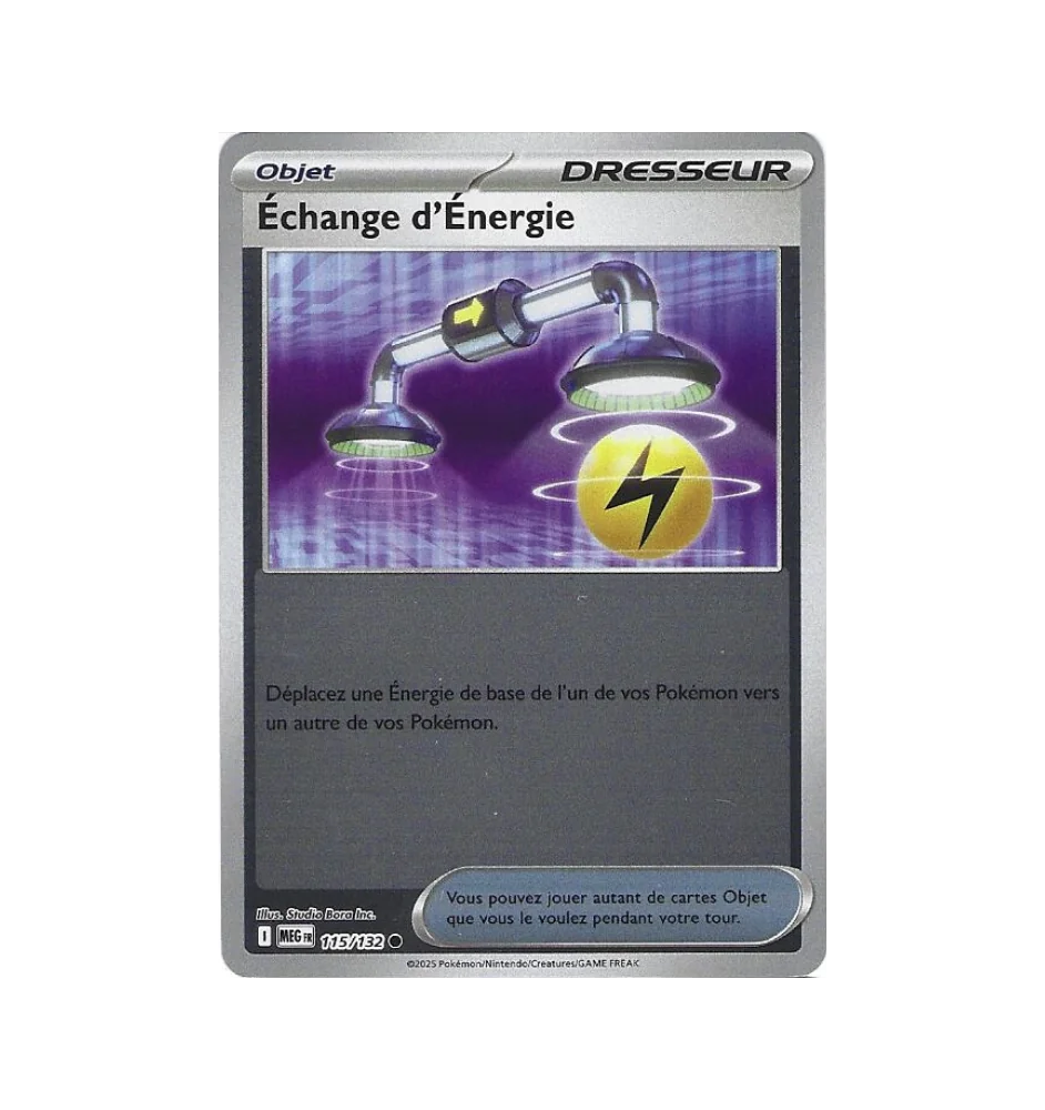 Dresseur Echange d'Energie 115/132 Reverse MEG Méga-Evolution