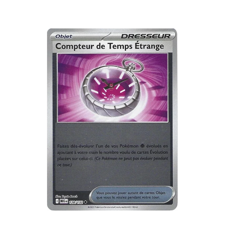 Dresseur Compteur De Temps Etrange 128/132 Reverse MEG Méga-Evolution