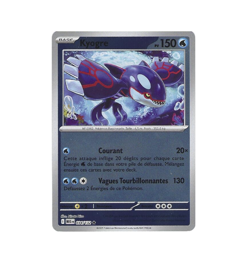 Kyogre 034/132 Reverse