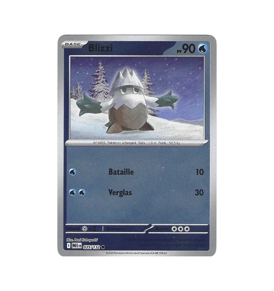 Blizzi 035/132 Reverse MEG Méga-Evolution