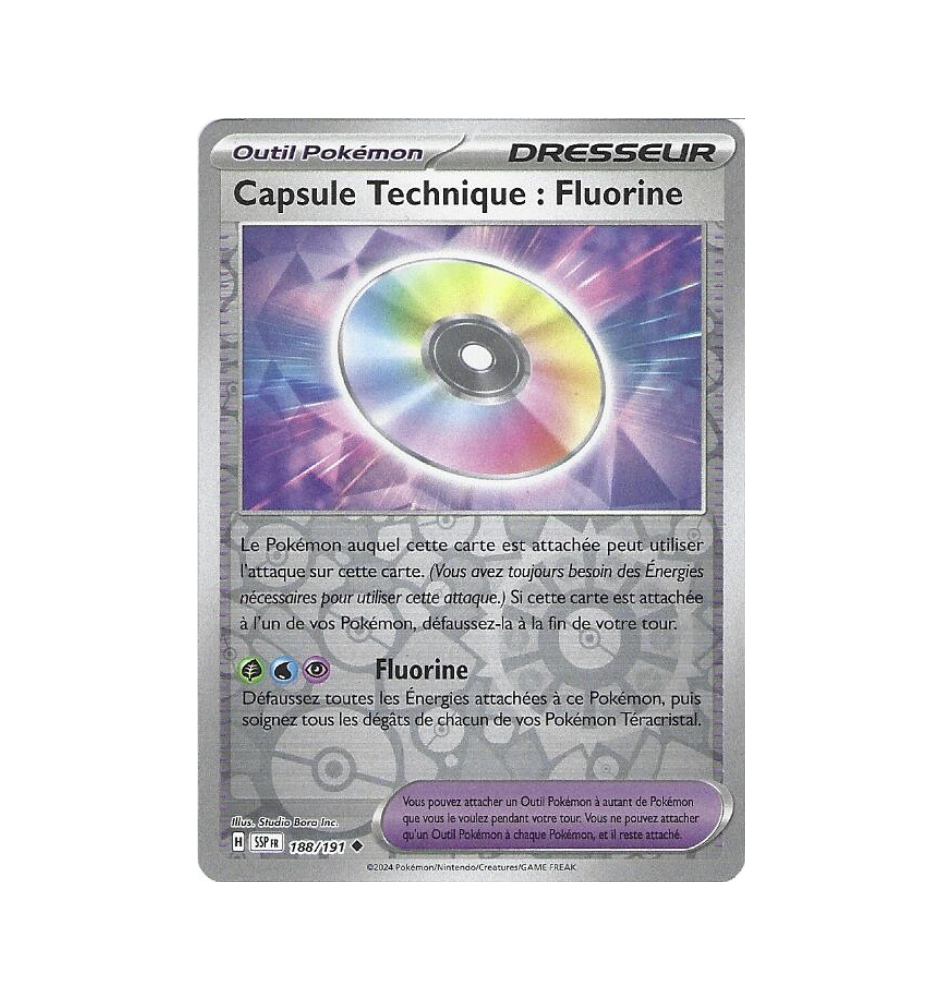 Dresseur Capsule Technique Fluorine 188/191 Reverse
