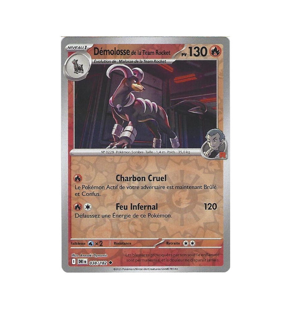 Démolosse De La Team Rocket 038/182 Reverse