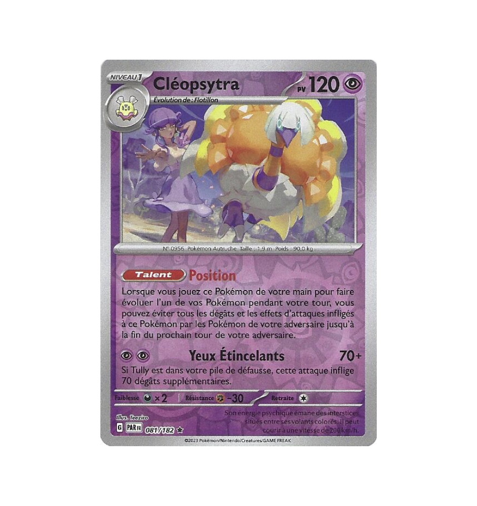 Cléopsytra 081/182 Reverse