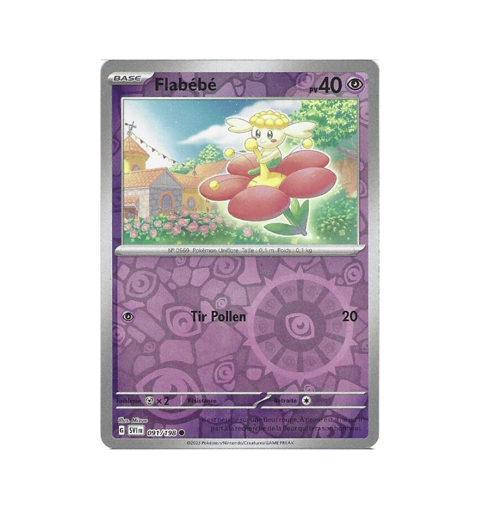 Flabébé 091/198 Reverse