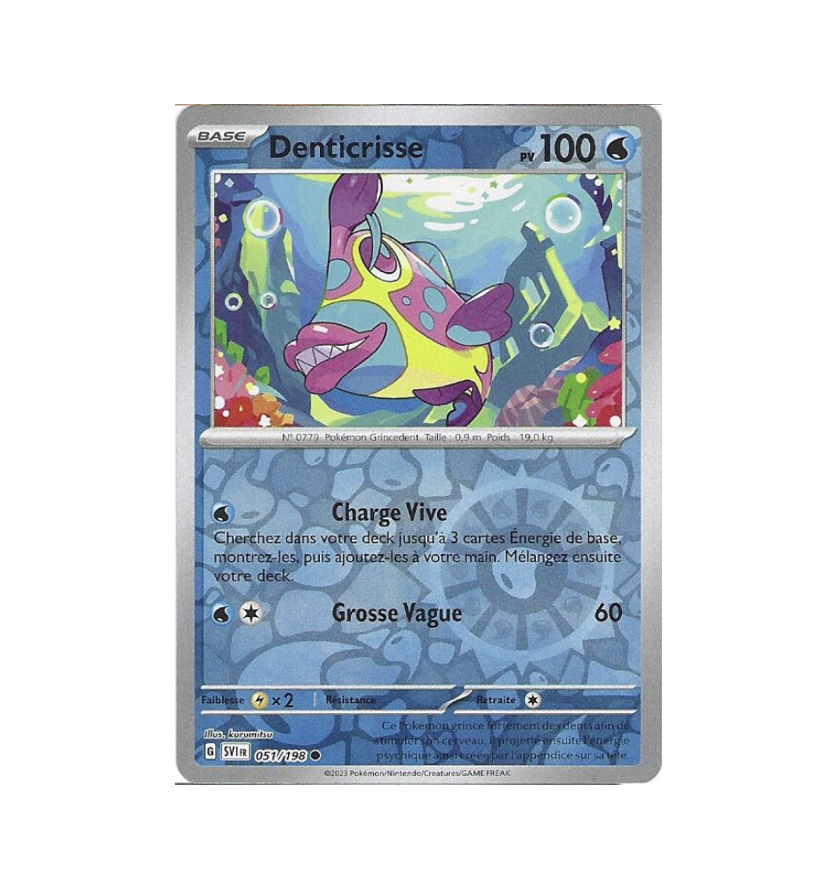 Denticrisse 051/198 Reverse