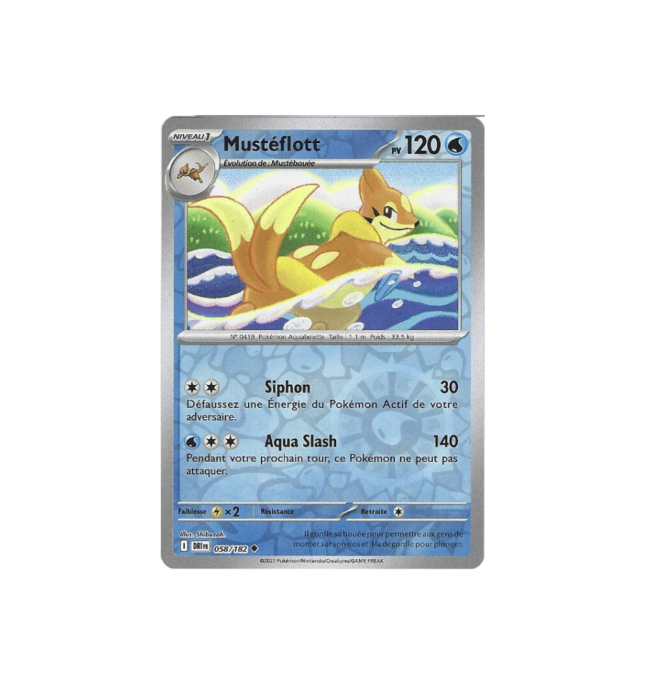 Mustéflott 058/182 Reverse