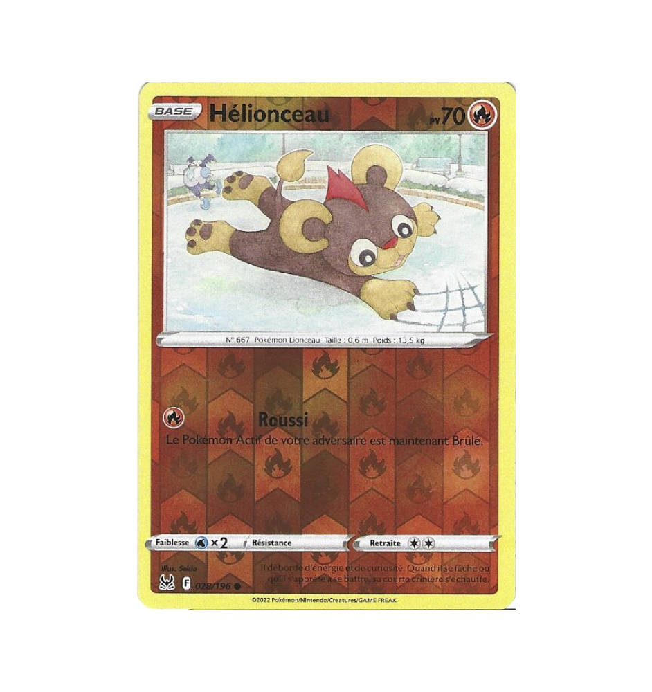 Hélionceau 028/196 Reverse