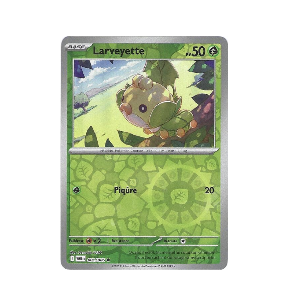 Larveyette 001/086 Reverse