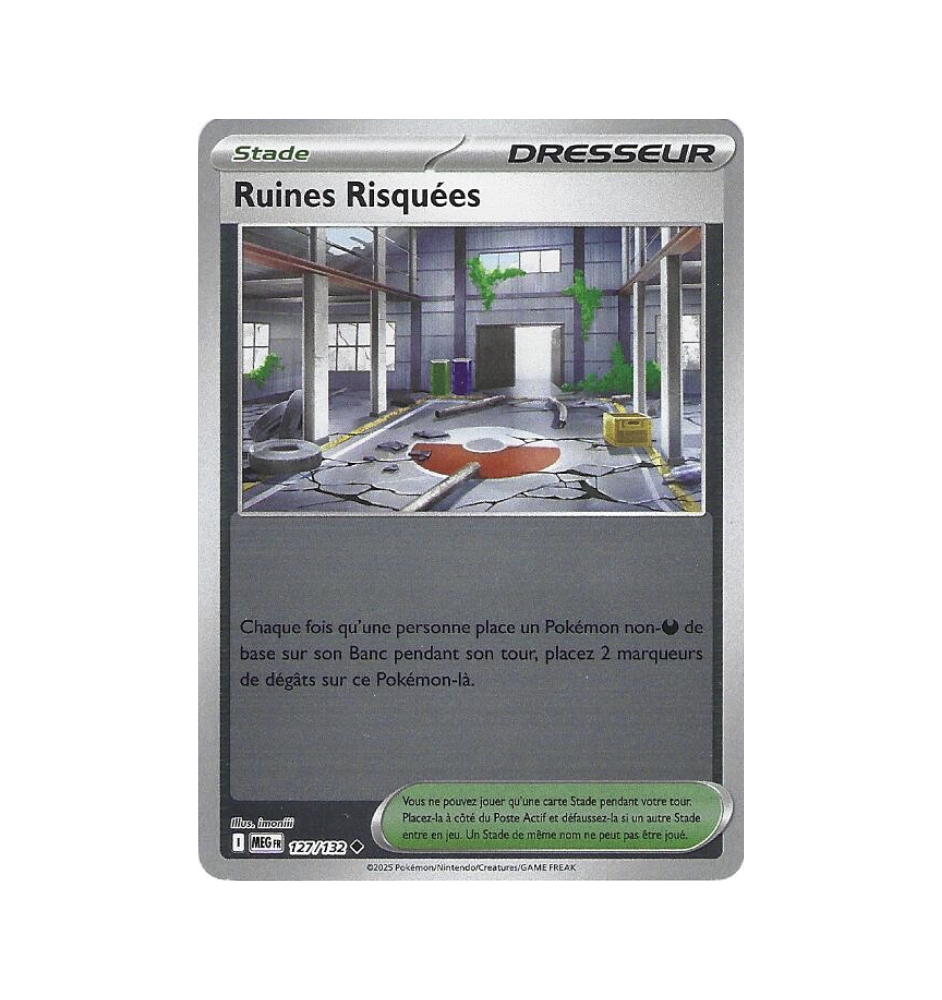 Dresseur Ruines Risquées 127/132 Reverse