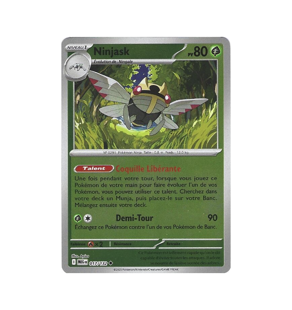 Ninjask 017/132 Reverse