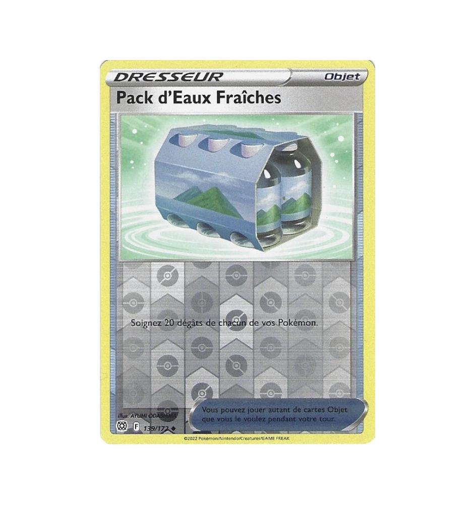 Dresseur Pack d'Eaux Fraîches 139/172 Reverse