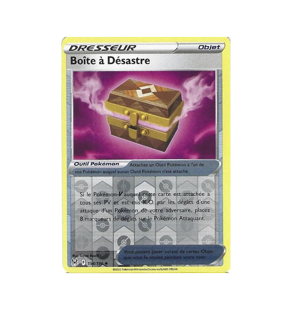 Boite a Désastre Trainer 154/196 Reverse