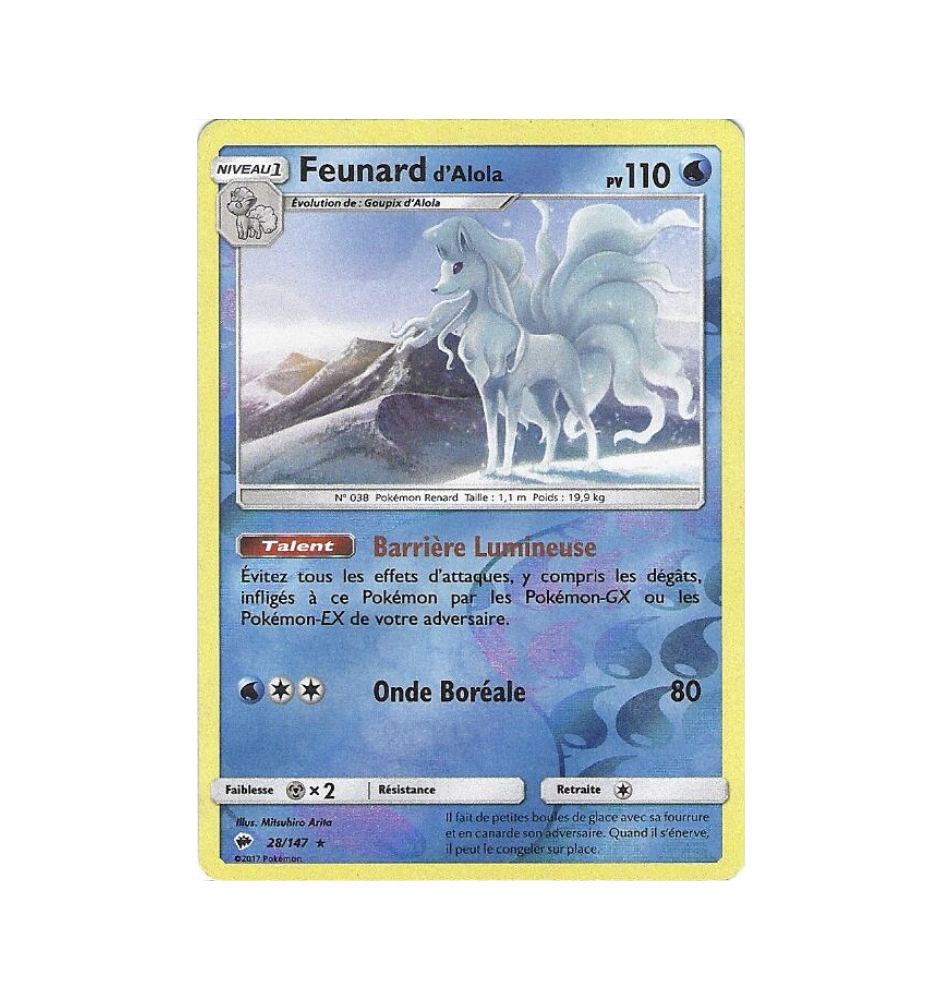 Feunard d'Alola 28/147 Reverse