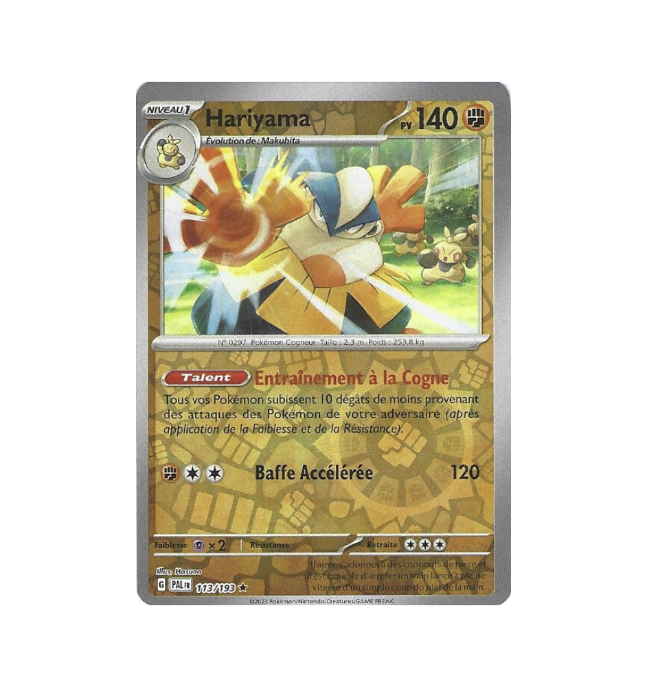 Hariyama 113/193 Reverse