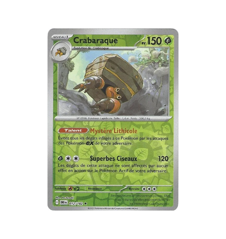 Crabaraque 012/182 Reverse