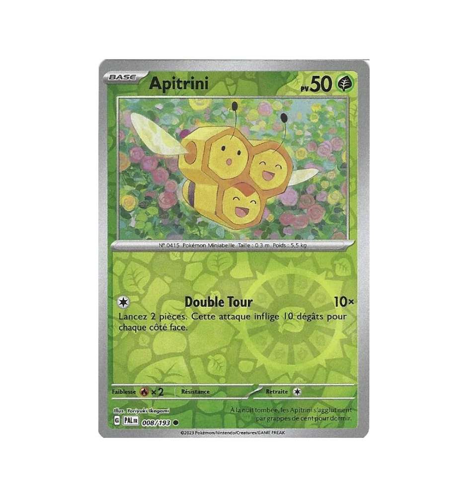 Apitrini 008/193 Reverse PAL Evolutions à Paldéa