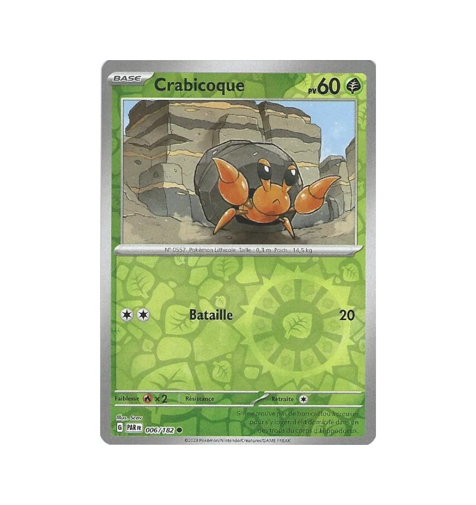 Crabicoque 006/182 Reverse