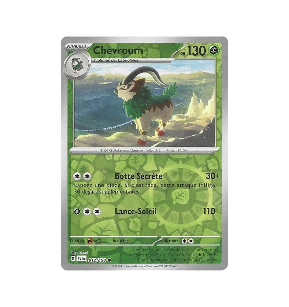 Chevroum 012/198 Reverse