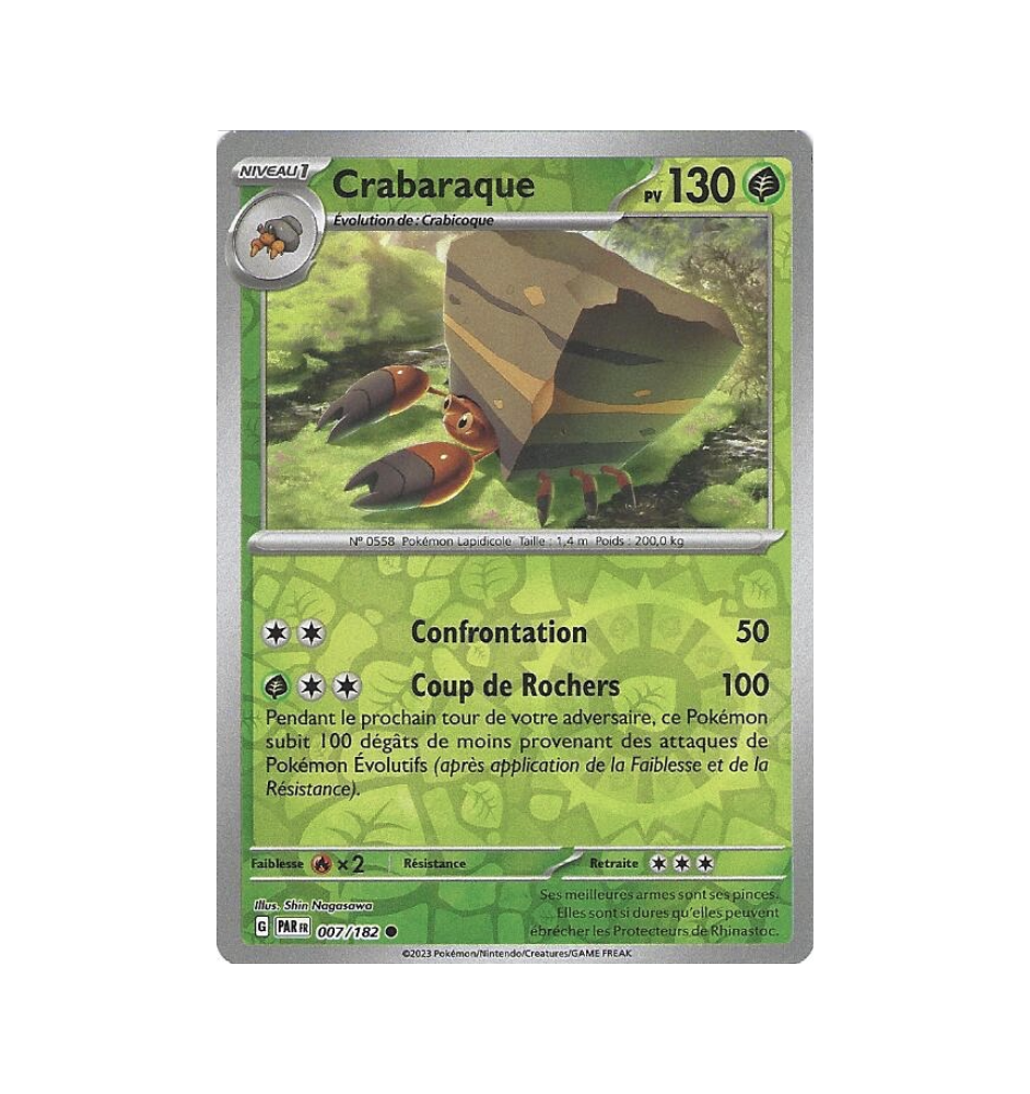 Crabaraque 007/182 Reverse