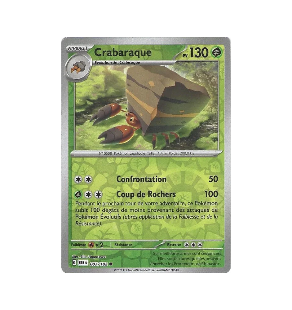 Crabaraque 007/182 Reverse