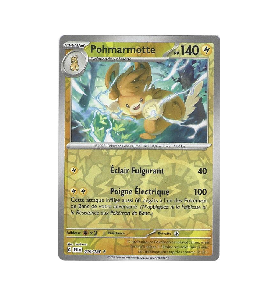 Pohmarmotte 076/193 Reverse