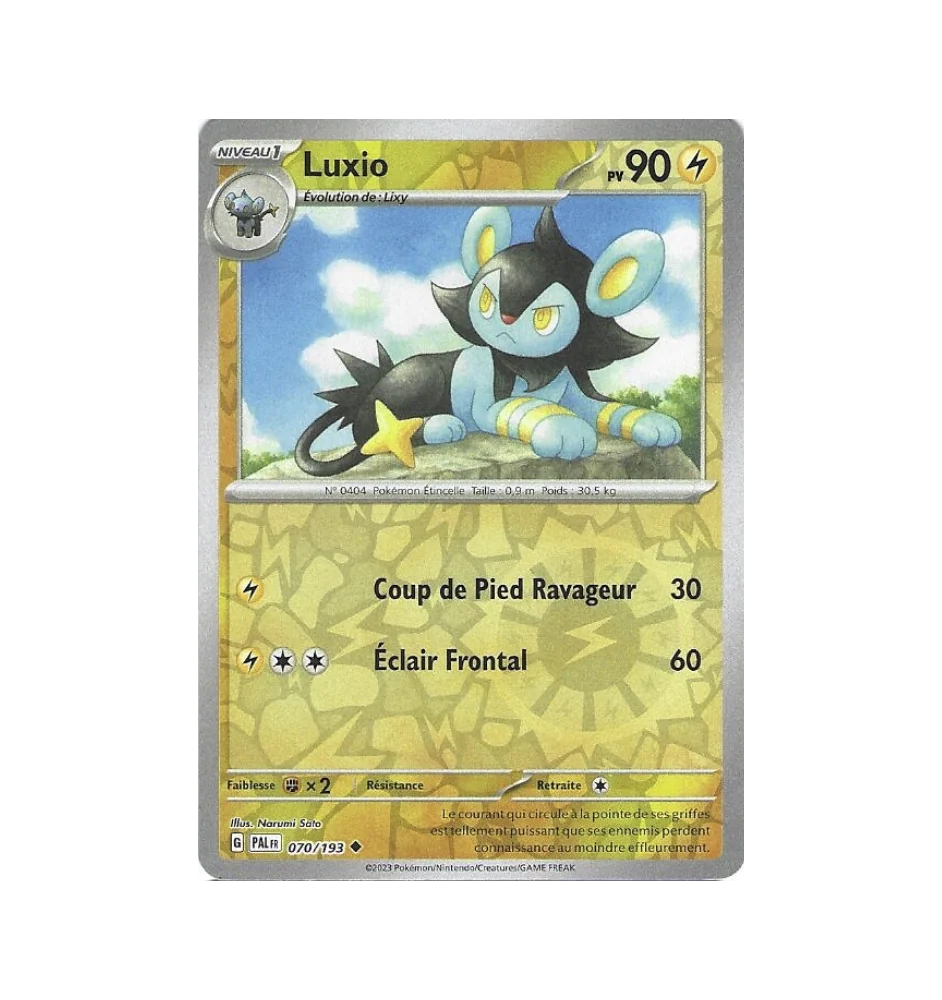Luxio 070/193 Reverse PAL Evolutions à paldéa