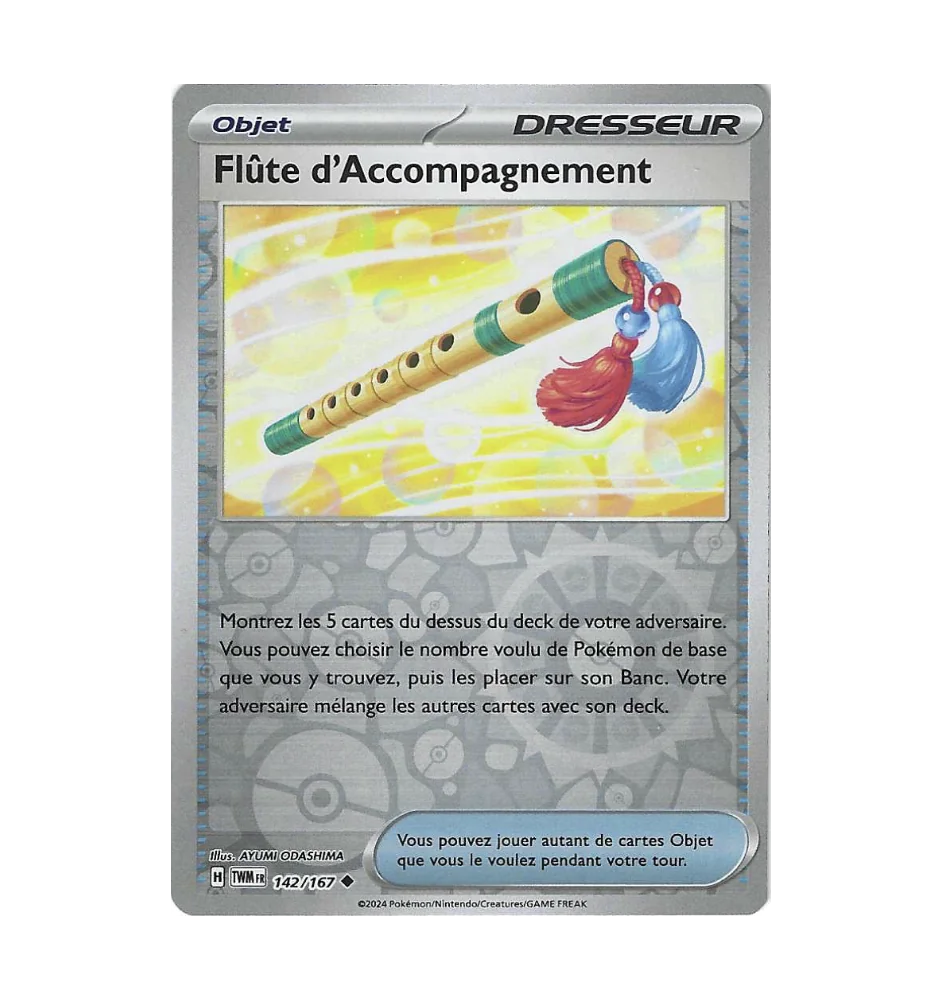 Dresseur Flute d'Accompagnement 142/167 Reverse