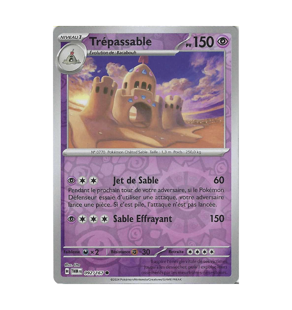 Trépassable 092/167 Reverse