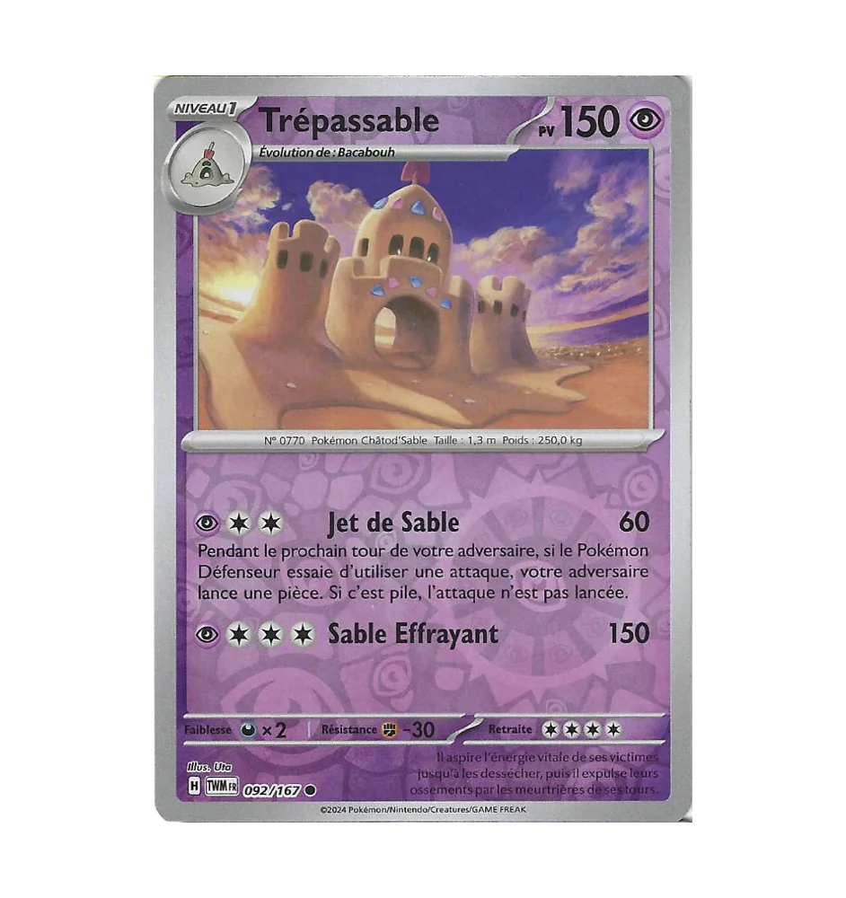 Trépassable 092/167 Reverse
