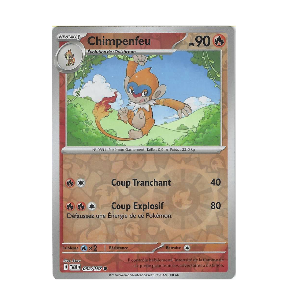 Chimpenfeu 032/167 Reverse