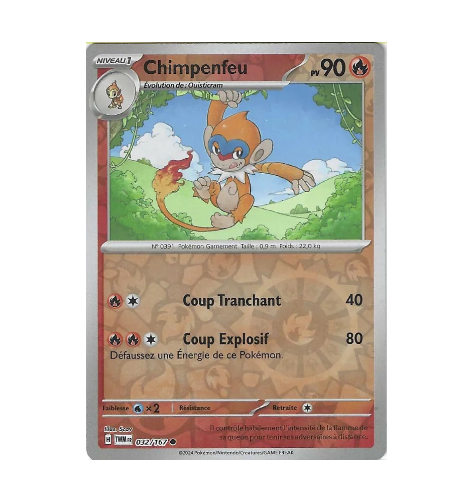 Chimpenfeu 032/167 Reverse