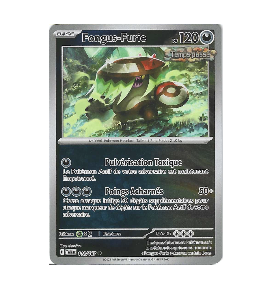 Fongus-Furie 118/167 Reverse