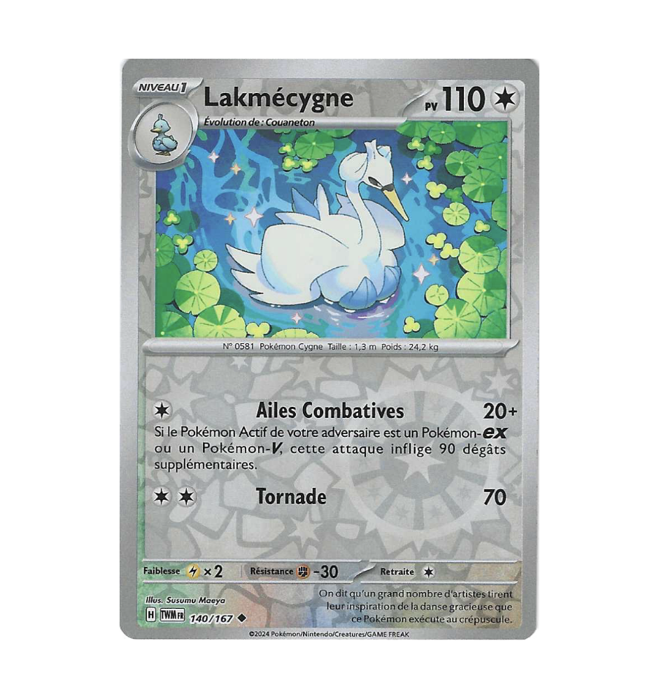 Lakmécygne 140/167 Reverse