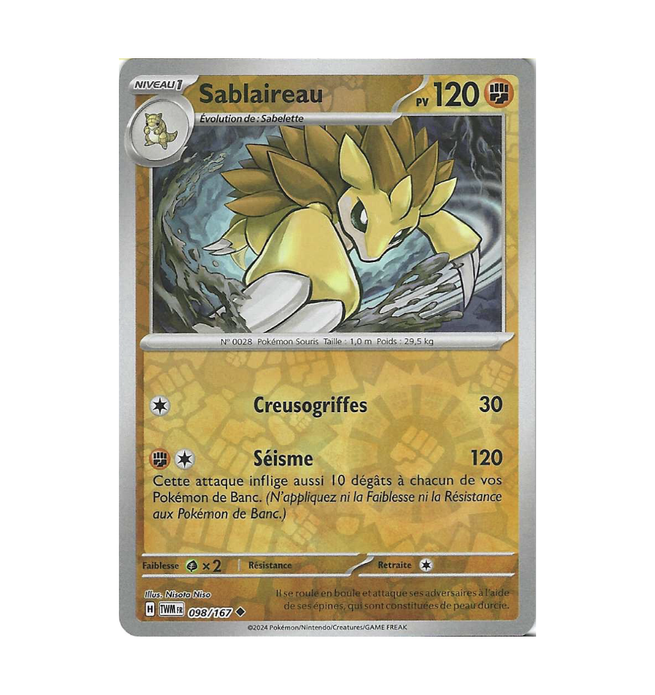 Sablaireau 098/167 Reverse