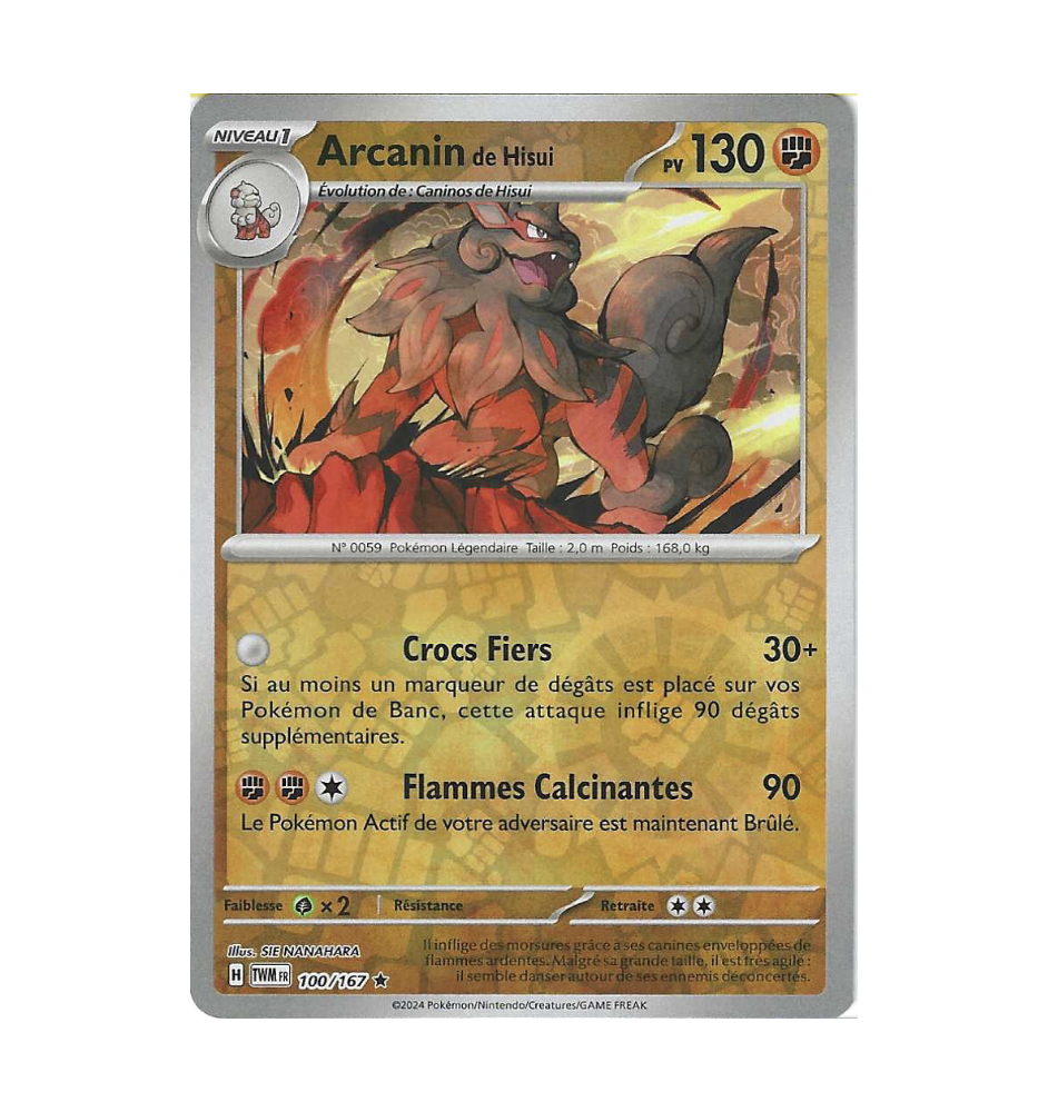 Arcanin De Hisui 100/167 Reverse