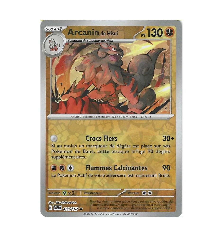 Hisui Arcanin 100/167 Reverse
