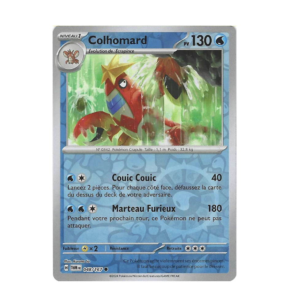 Colhomard 048/167 Reverse