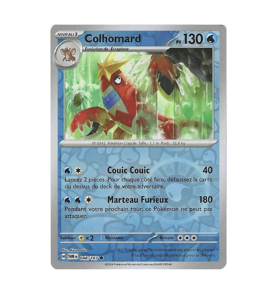 Colhomard 048/167 Reverse