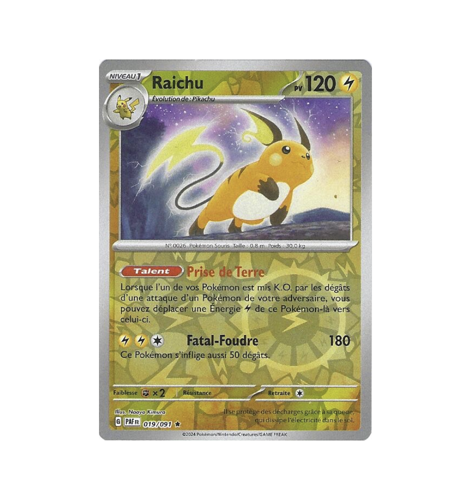 Raichu 019/091 Reverse