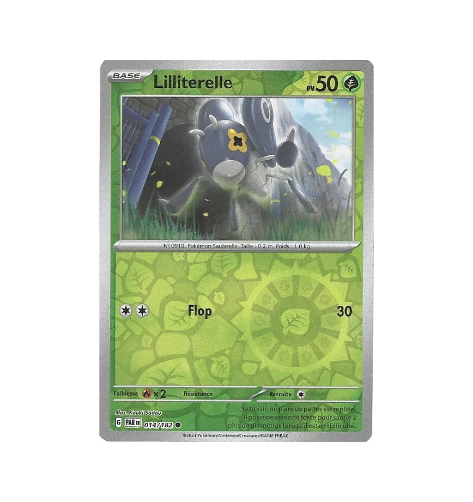 Lilliterelle 014/182 Reverse
