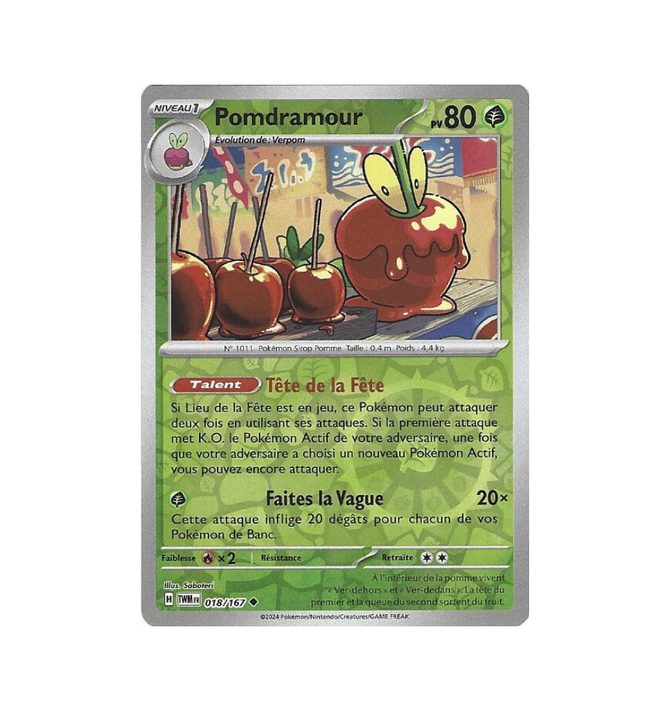 Pomdramour 018/167 Reverse