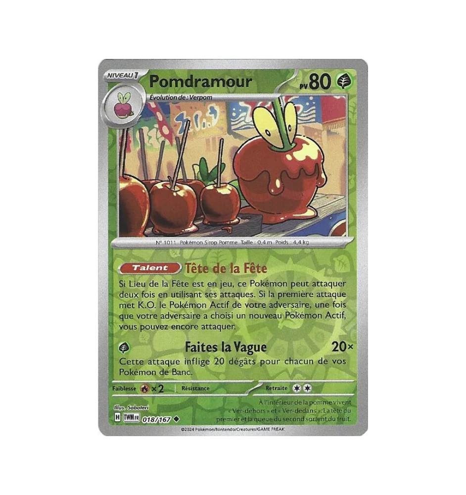 Pomdramour 018/167 Reverse