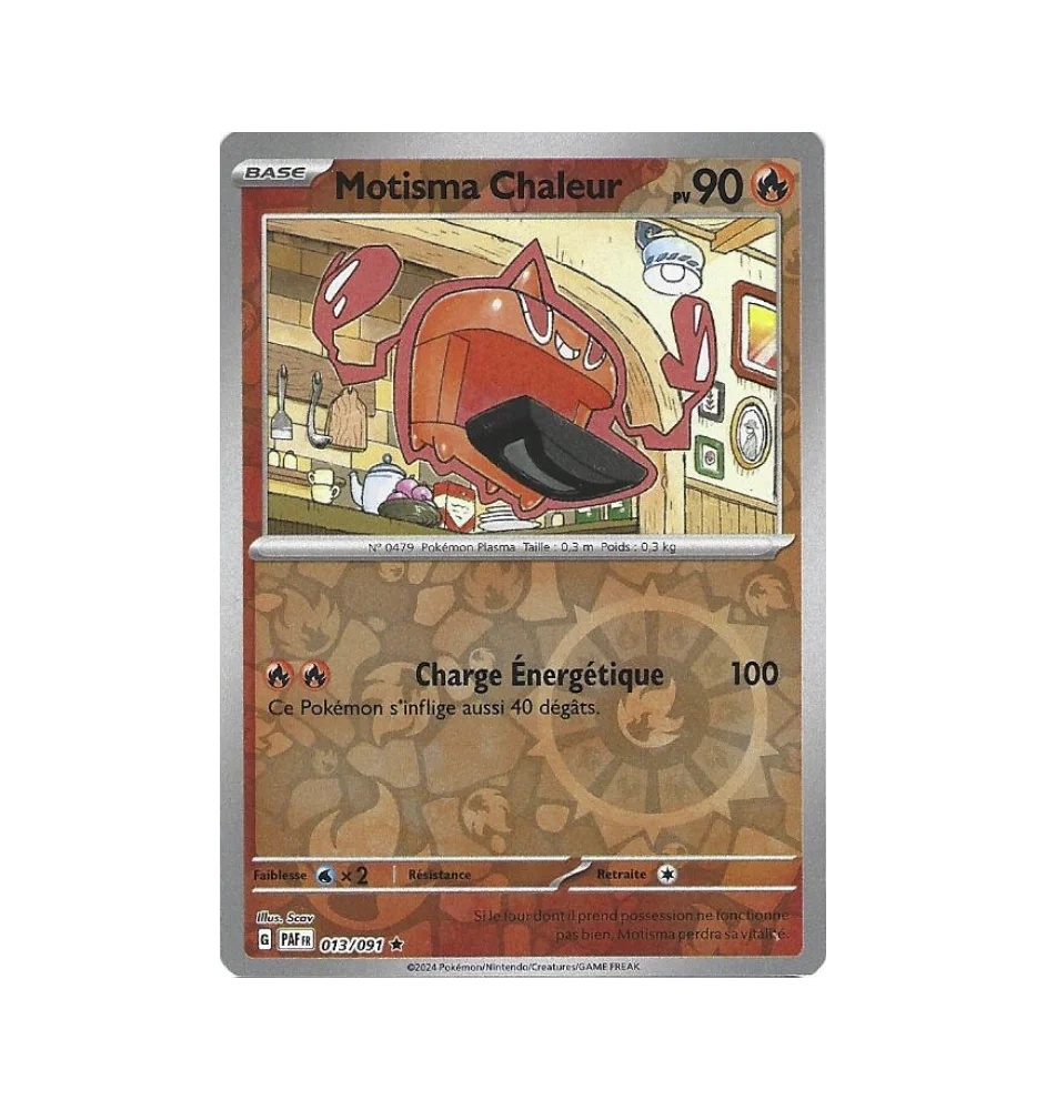 Motisma Chaleur 013/091 Reverse