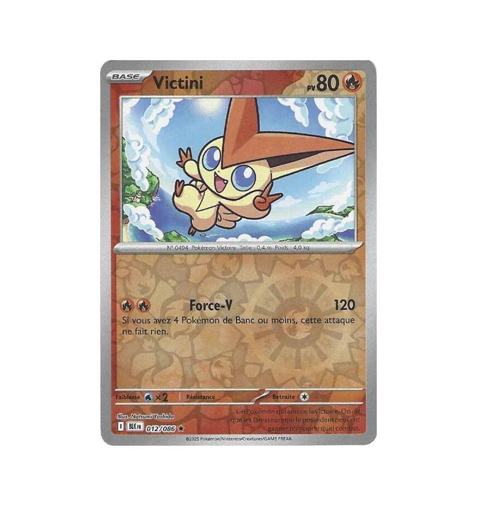 Victini 012/086 Reverse