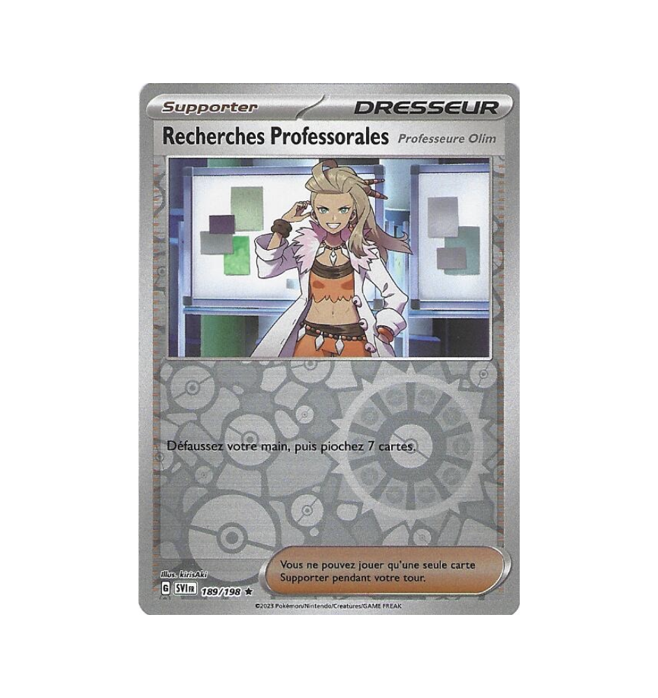 Dresseur Recherches Professorales 189/198 Reverse