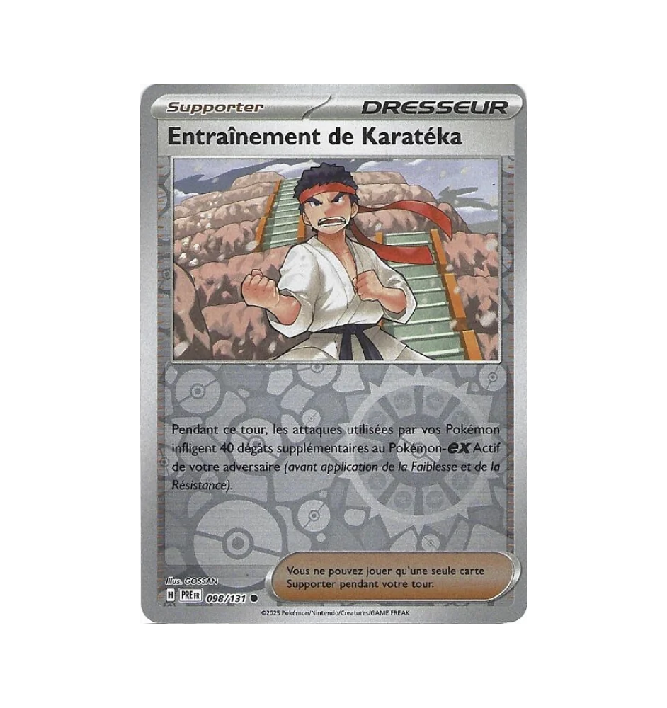 Dresseur Entrainement De Karatéka 098/131 Reverse