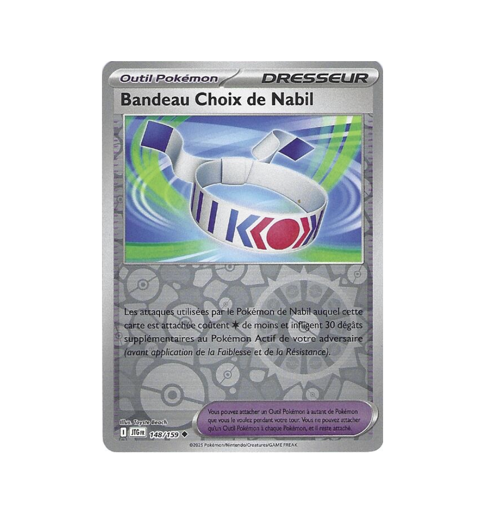 Dresseur Bandeau Choix De Nabil 148/159 Reverse