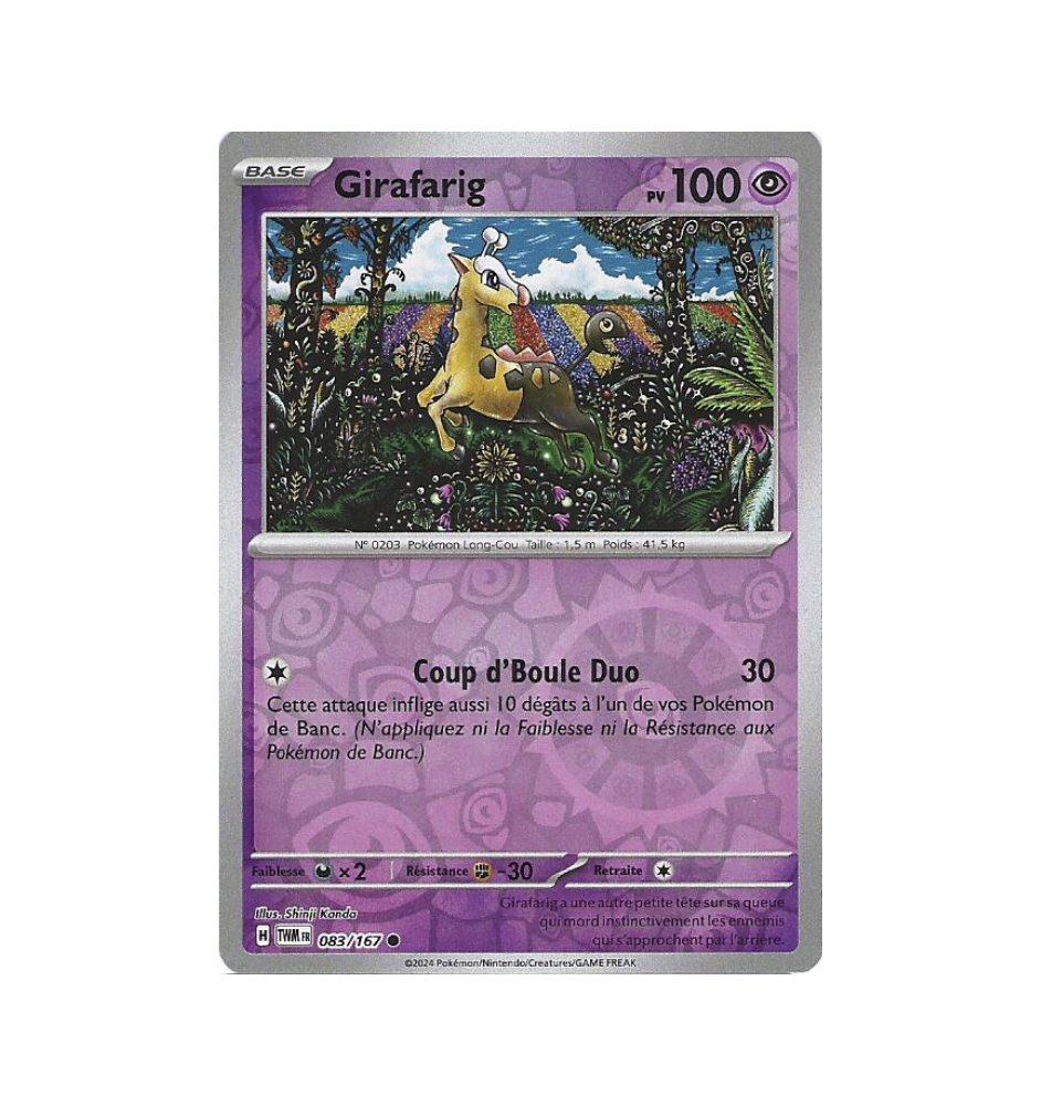 Girafarig 083/167 Reverse