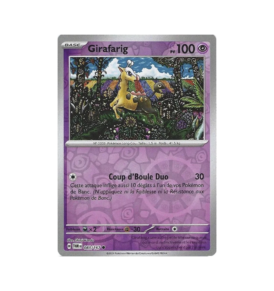 Girafarig 083/167 Reverse